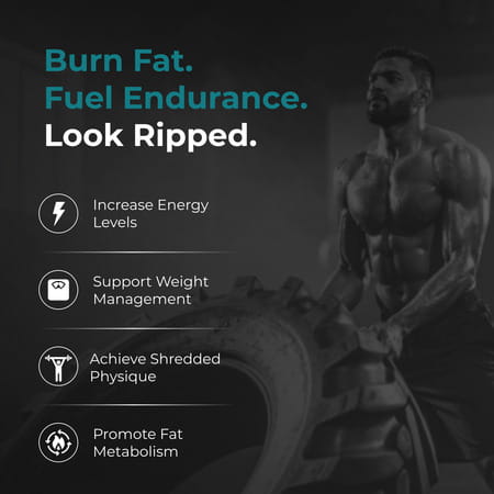 Nutrabay Pro L-Carnitine Fat Burner | Pre Workout Supplement | 1000mg - 60 Veg Tablets