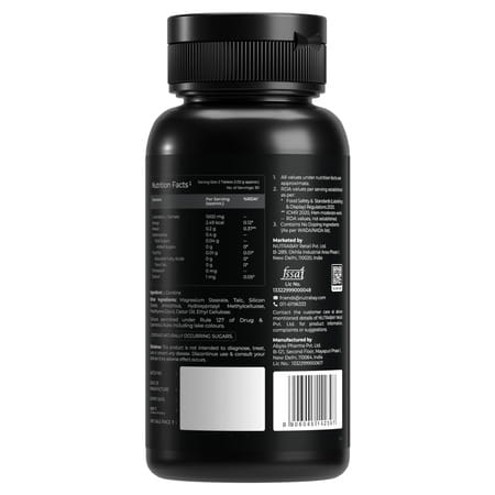 Nutrabay Pro L-Carnitine Fat Burner | Pre Workout Supplement | 1000mg - 60 Veg Tablets
