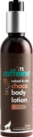 Mcaffeine Choco Deep Moisturizing 200ml Body Lotion With Cocoa & Shea Butter For Dry Skin