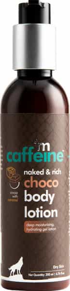 Mcaffeine Choco Deep Moisturizing 200Ml Body Lotion With Cocoa & Shea Butter For Dry Skin