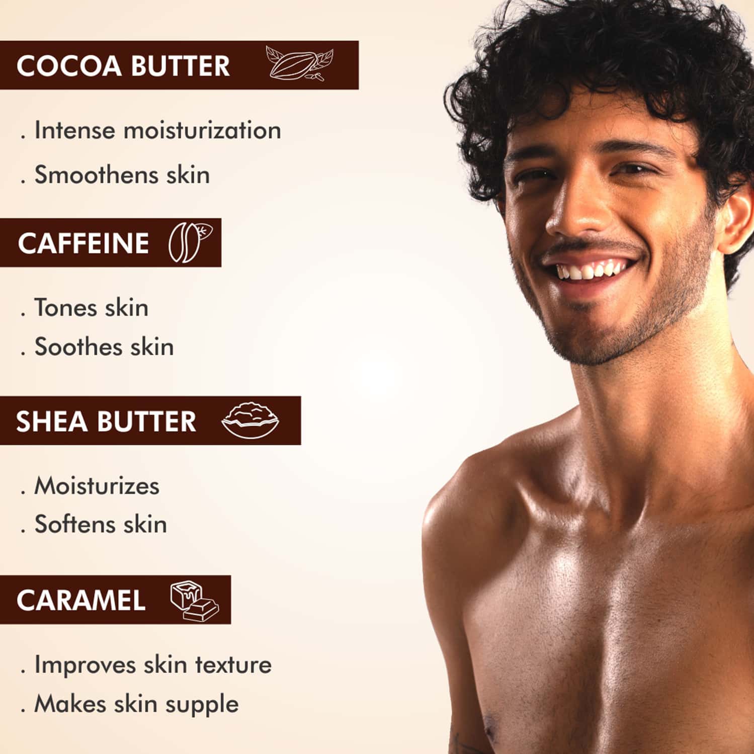 Buy MCAFFEINE CHOCO DEEP MOISTURIZING 200ML BODY LOTION WITH COCOA