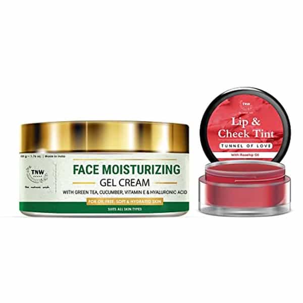 Tnw The Natural Wash Lip Care Combo With Tunnel Of Love Lip & Cheek Tintface Moisturizing Gel Cream