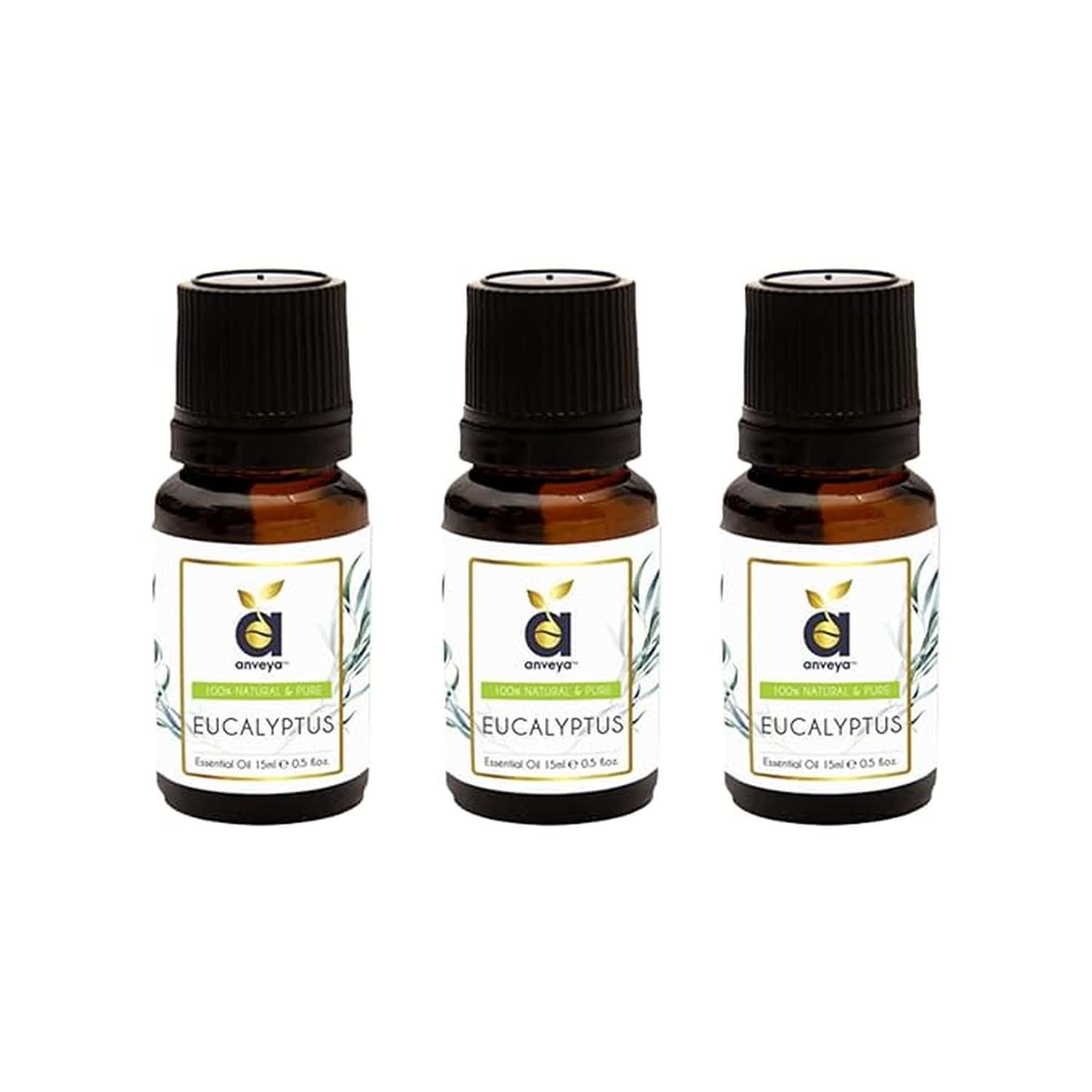 Anveya Eucalyptus Essential Oil 100% Natural