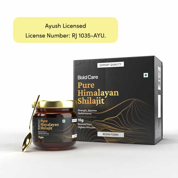 Bold Care Himalayan Shilajit Resin - Authentic | Pure & Premium Quality - 10G