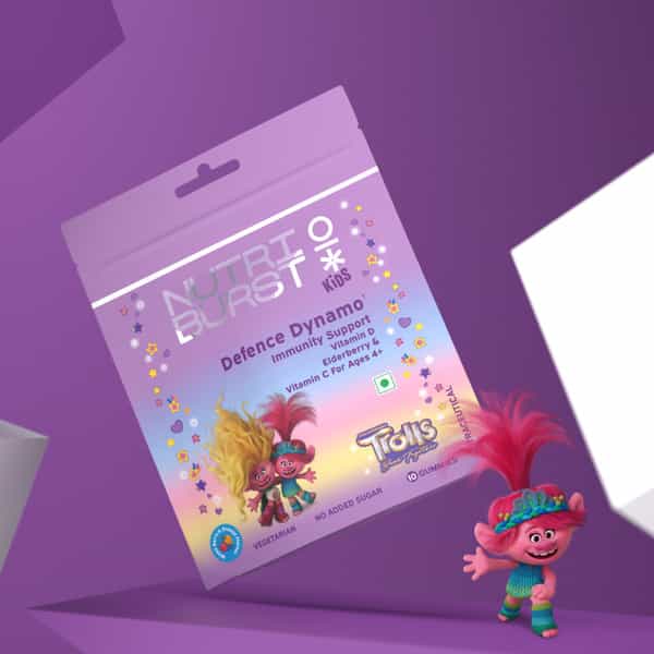 Nutriburst Defence Dynamo Trolls Gummies - 10 Gummies