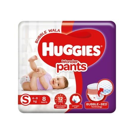 Huggies Wonder Pants Diapers Small Size - 8 Count