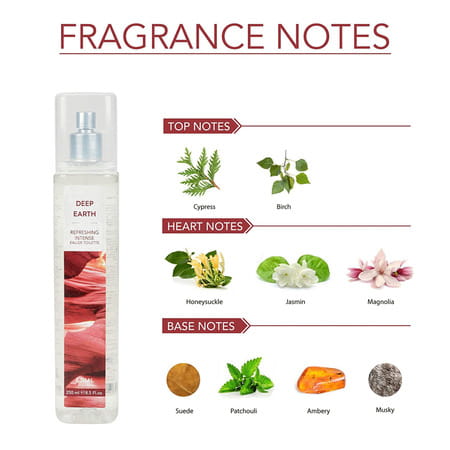 Ajmal Deep Earth Edt Combo Pack Of 2 Each 250ml (Total 500ml) For Men & Women