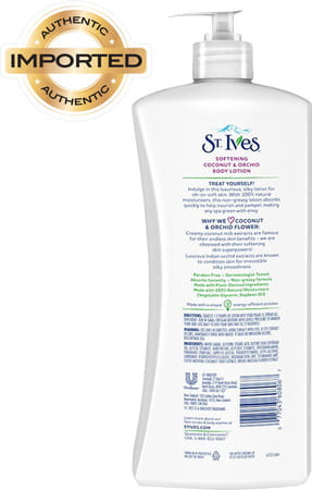 St Ives Softening Coconut & Orchid Body Lotion - 621ml