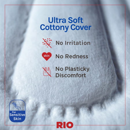 Rio Sanitary Napkins Xlarge (280 Mm) Cottony Cover 15'S X 36 C