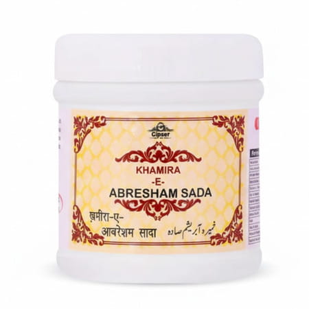 Cipzer Khamira Abresham Sada 125g | Supports Memory Retention| Anxiety & Stress Relief