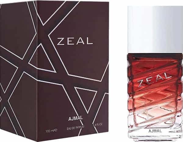 Ajmal Zeal Edp Aquatic Woody Perfume 100Ml For Men And Raindrops Femme Deodorant 200Ml For Women