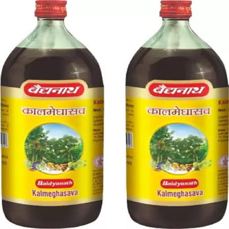 Baidyanath Kalmeghasav-helps In Digestion & Protects The Liver & Gall Bladder|450ml-2pack