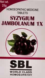 Sbl Syzygium Jambolanum Trituration Tablet 1x 25gm Pack Of 2