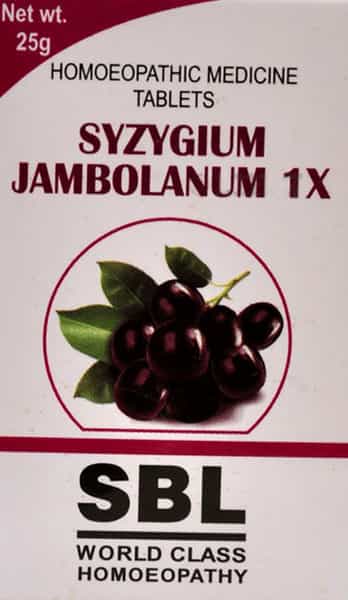 Sbl Syzygium Jambolanum Trituration Tablet 1X 25Gm Pack Of 2