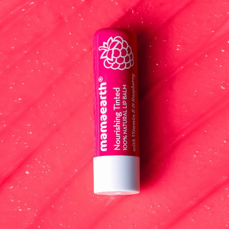 Mamaearth Nourishing Tinted Raspberry Lip Balm 2 G