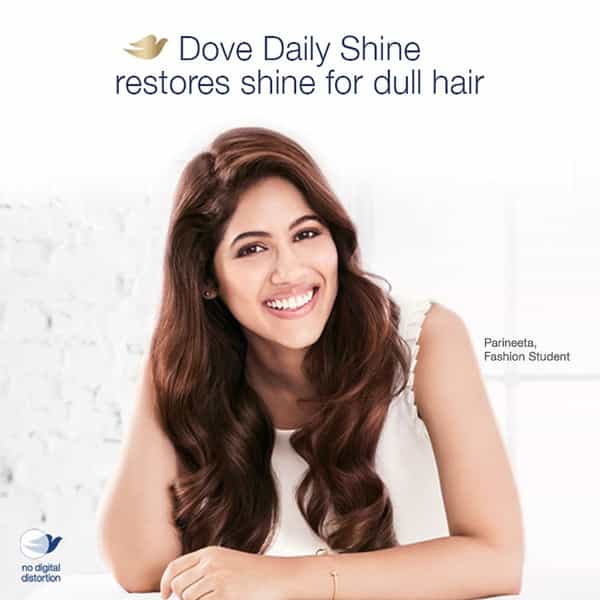 Dove Daily Shine Shampoo 1 L | For Damaged Or Frizzy Hair Mild Daily Shampoo For Men & Women