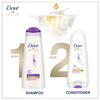 Dove Daily Shine Shampoo 1 L | For Damaged Or Frizzy Hair Mild Daily Shampoo For Men & Women