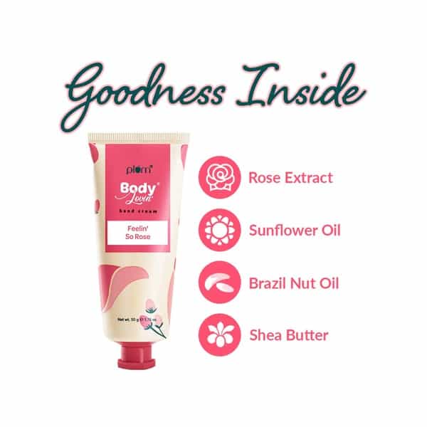 Plum Bodylovin' Feelin So Rose Hand Cream - 50Gm
