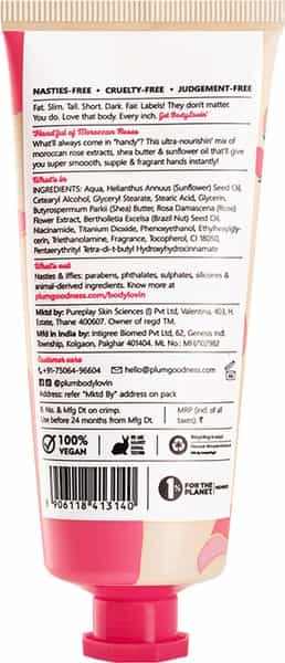 Plum Bodylovin' Feelin So Rose Hand Cream - 50Gm