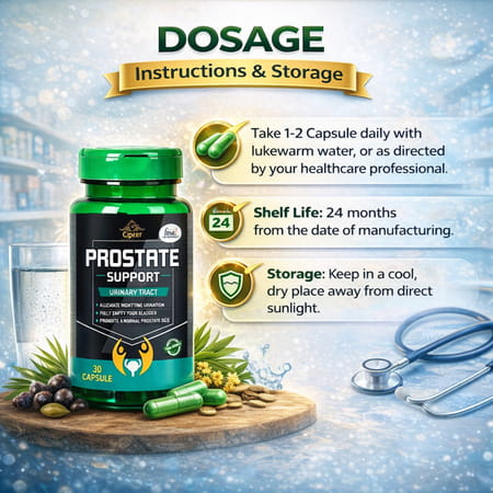 Cipzer Prostate Support 30 Capsules | Supports Prostate Health & Urinary Wellness