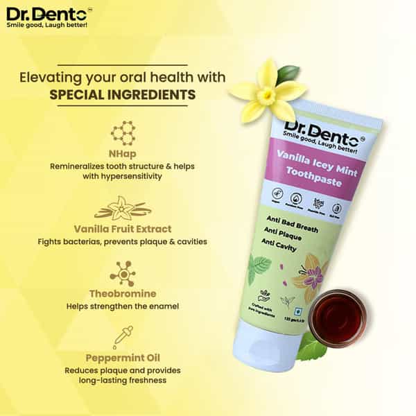 Vanilla Icey Mint Toothpaste(125Gm)