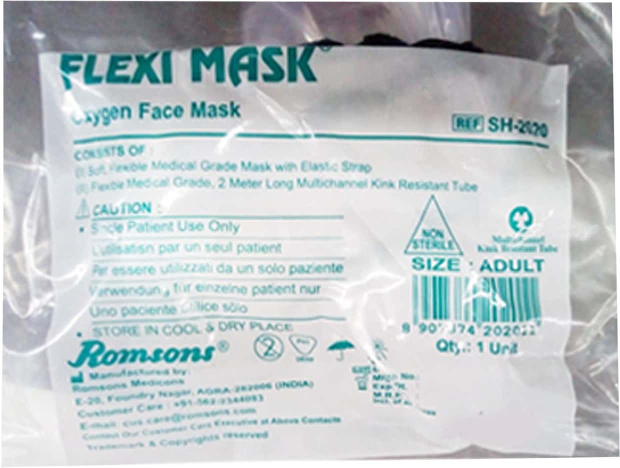 Romsons Flexi Mask Oxygen Face Mask Adult