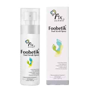 Fixderma Foobetik Foot Scrub Spray Dead Skin & Tan Removal Darkness Blackness Removal Scrub 50 Ml