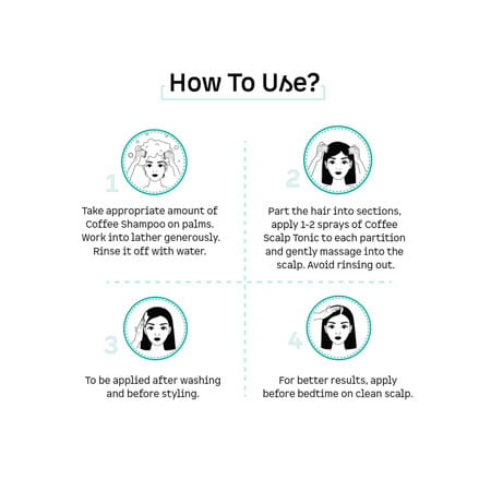 Mcaffeine Coffee Hair Boost & Hair Fall Control Kit - Shampoo & Scalp Tonic