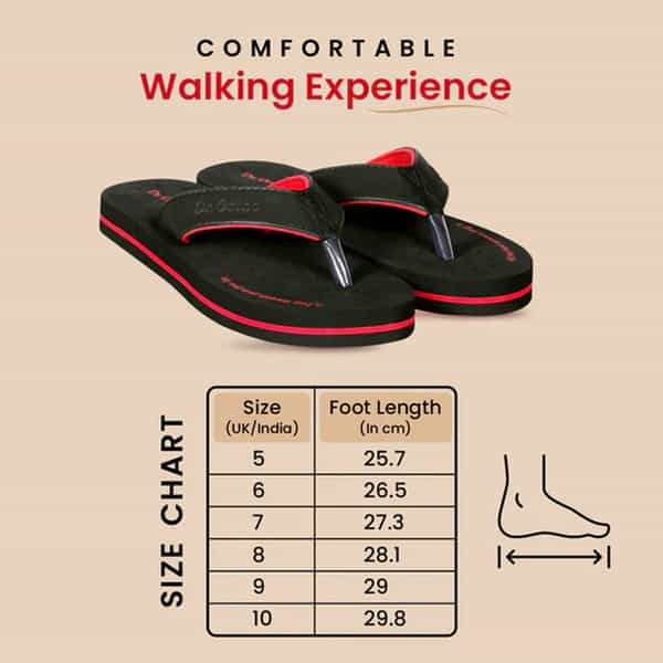 Dr Ortho Extra Soft Slippers For Men Size - 9 Uk