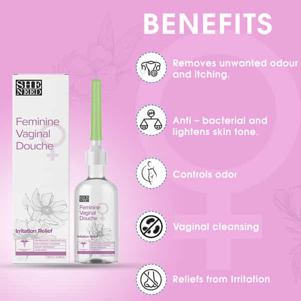 Sheneed Feminine Vaginal Douche- Irritation Relief - 133 Ml