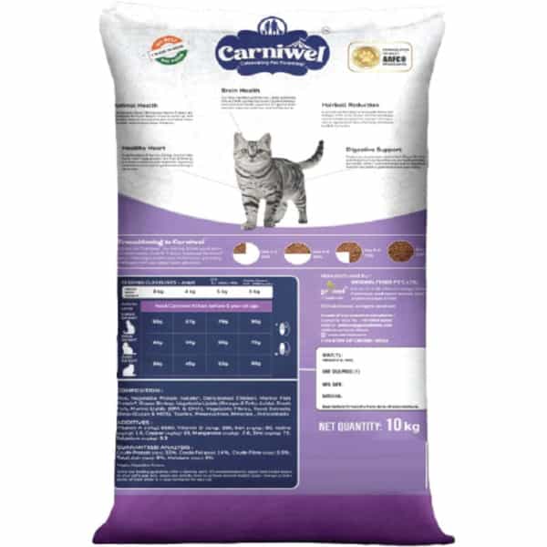 Carniwel Fresh Fish & Shrimp Adult Dry Cat Food 10 Kg | Fresh & Natural Ingredients