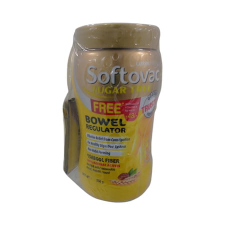 Softovac Sf Bowel Regulator For Constipation Powder 250 Gm With Free 4 Softovac Sf Sachet 5gm