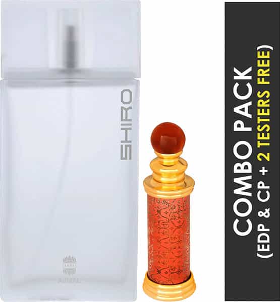 Ajmal Shiro Edp 90Ml Perfume For Men And Classic Oud Cp Oil Oudh 10Ml For Unisex
