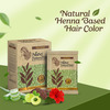 Nisha Nature Mate Henna Based Hair Colour Dark Brown 60G | No Ammonia/Resorcinol | 100% Coverage
