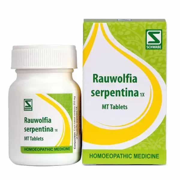 Dr. Willmar Schwabe Rauwolfia Serpentina 1X - 20Gm (Pack Of 1)