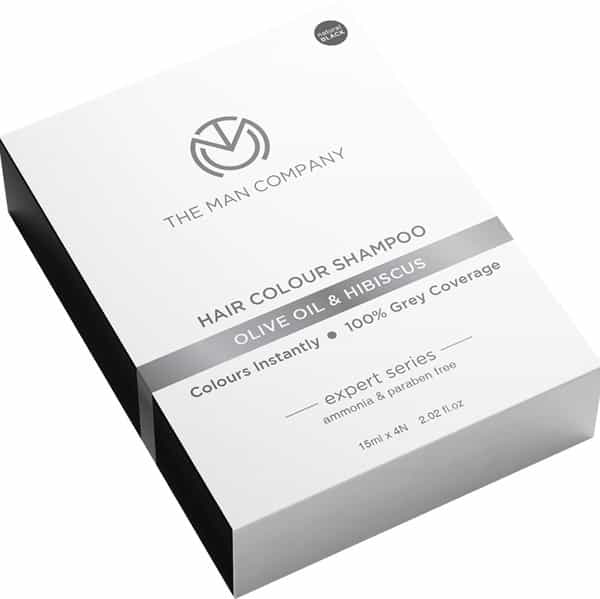The Man Company Hair Color Shampoo ( 15 Ml Sachet X 4N) - Pack Of 4 Sachets - 60 Ml