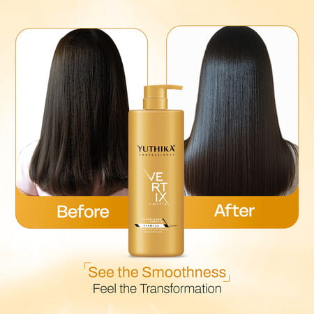 Yuthika Professional Vertix Hydrolyzed Keratin Post Care Shampoo 1000Ml