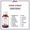 Petvit Liver Syrup With 15 Active Ingredients For Liver- Dog Supplement For All Age Group - 100Ml