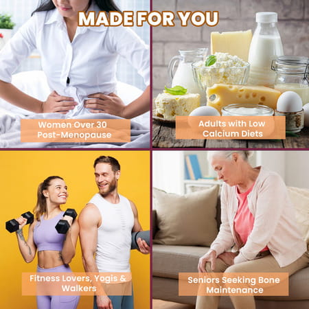 Dr. Morepen Bone Support Gummies With Calcium + Vitamin D- 60 Gummies