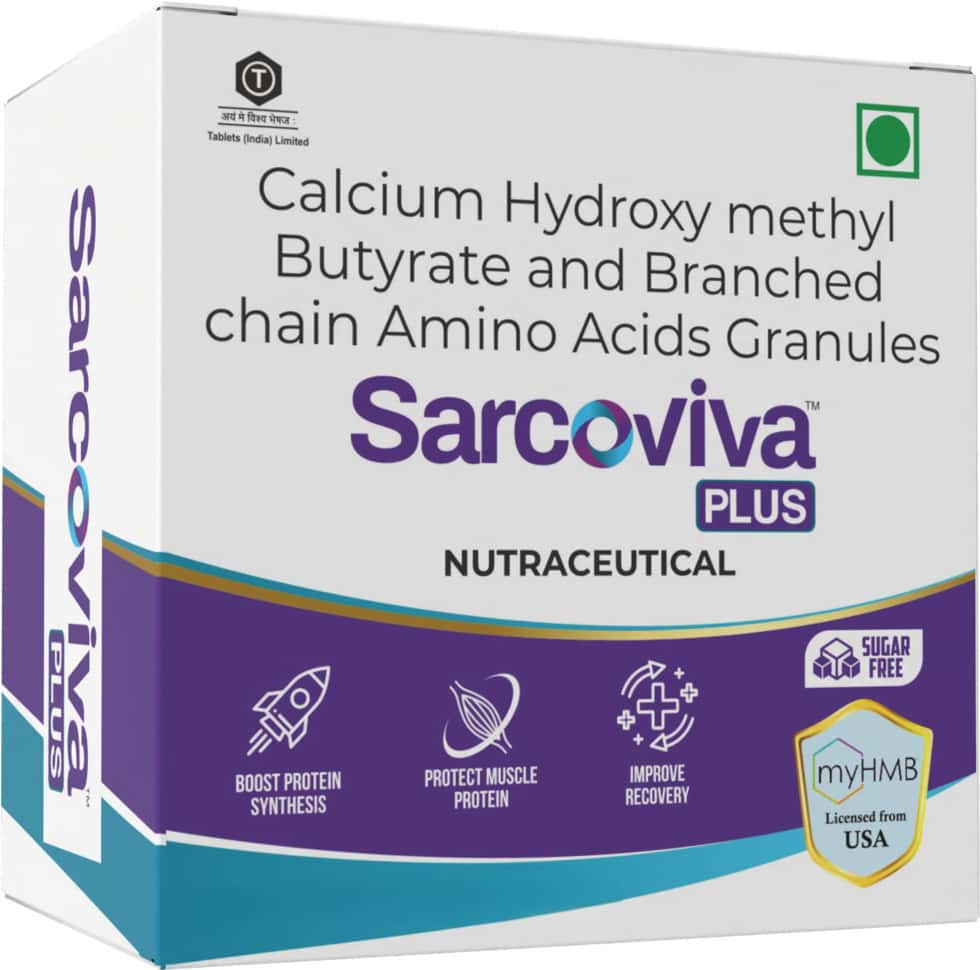 Sarcoviva Plus | Orange Flavour | Sugar Free | Granules | Sachet 5 Gm