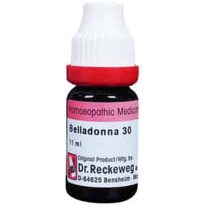Dr. Reckeweg Belladonna Dilution 30 Ch 11 Ml