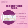 Kozicare Skin Lightening Scrub Deep Cleansing & Exfoliating Formula - 100 Gm