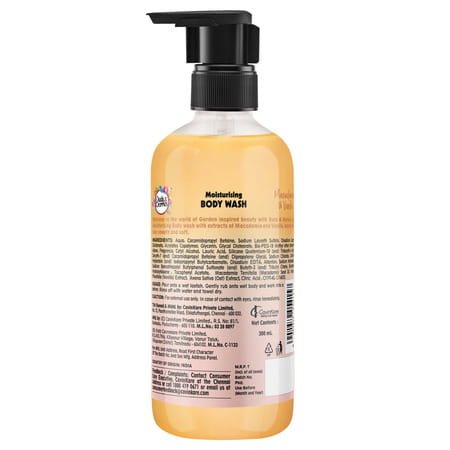 Buds & Berries Moisturising Macadamia And Vanilla Extracts Body Wash For Soft & Clear Skin (300 Ml)