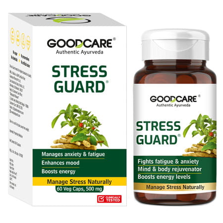 Goodcare Stress Guard Capsules - Ayurvedic Support For Stress Relief And Anxiety