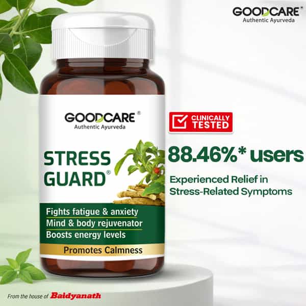 Goodcare Stress Guard Capsules - Ayurvedic Support For Stress Relief And Anxiety