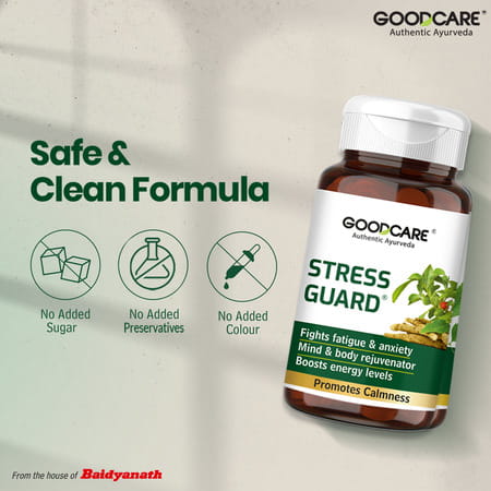 Goodcare Stress Guard Capsules - Ayurvedic Support For Stress Relief And Anxiety