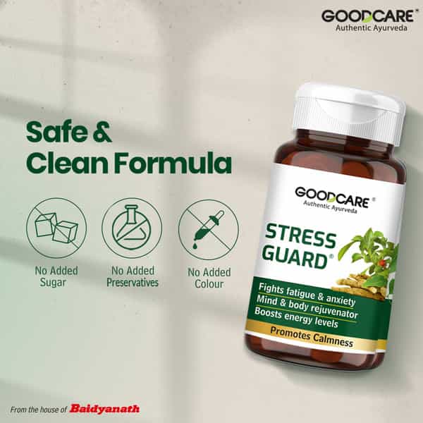Goodcare Stress Guard Capsules - Ayurvedic Support For Stress Relief And Anxiety