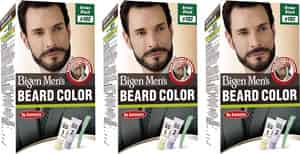 Bigen Men's Beard Color Brown Black B102 40g (pack Of 3)