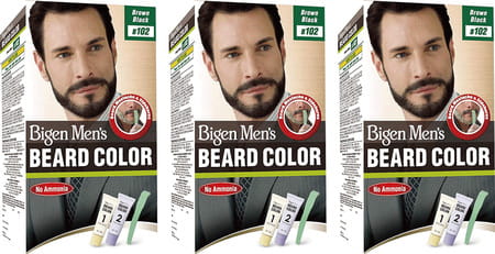 Bigen Men'S Beard Color Brown Black B102 40g (Pack Of 3)