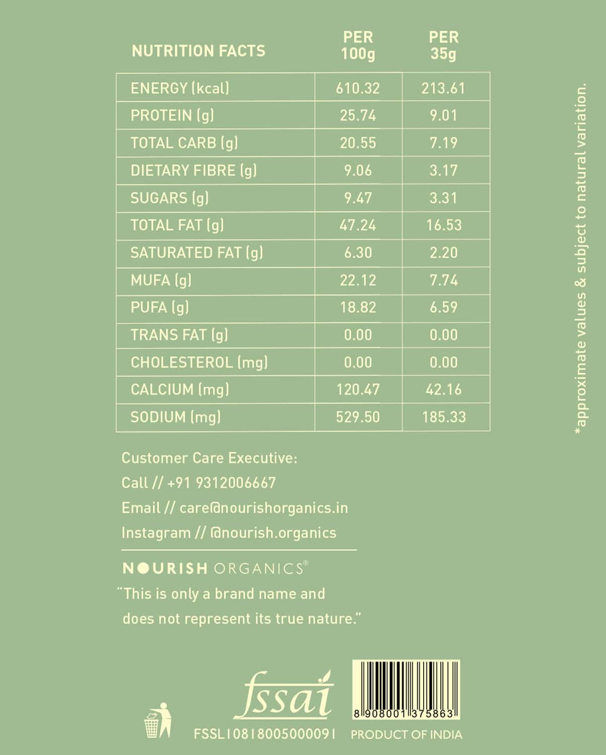 Buy NOURISH ORGANICS MIXED NUT MEDLEY (PACK OF 4) 140GMS Online & Get